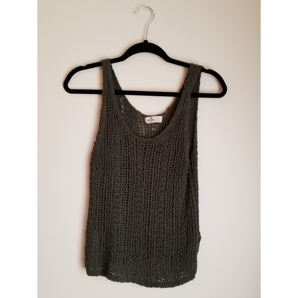 Hollister | Olive Green Knit Tank Top Small
